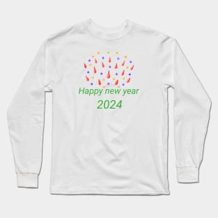 Happy new year 2024 Long Sleeve T-Shirt